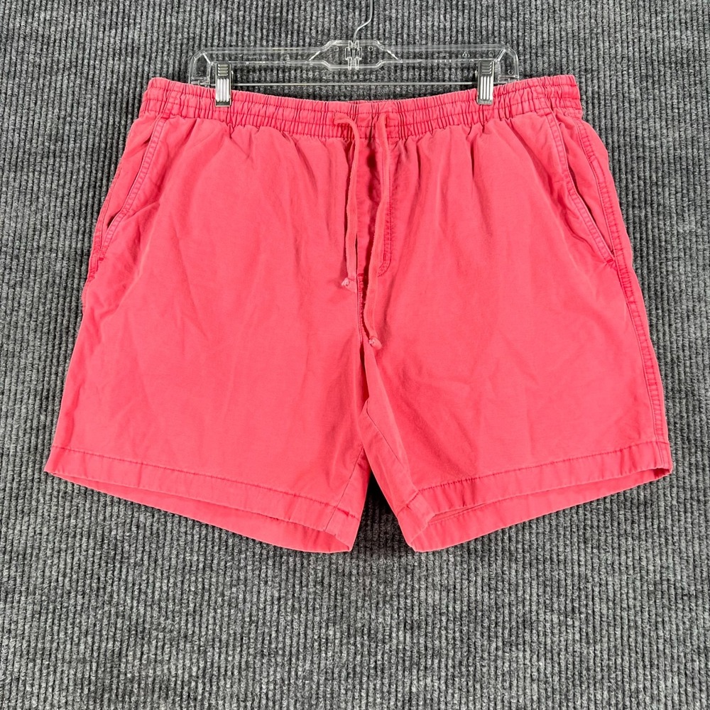 Vineyard Vines Shorts Mens XL Extra Large Red Pink Casual Drawstrings Stretch